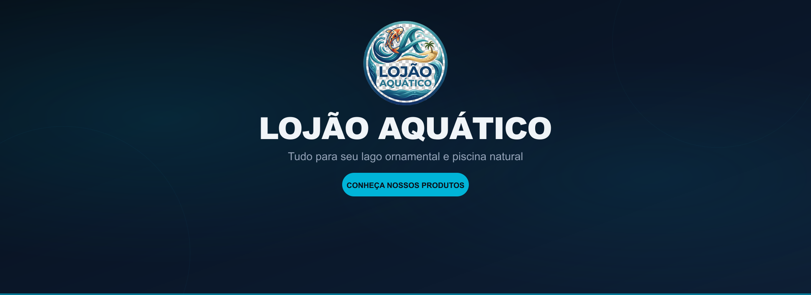 Lojão Aquático - Tudo para seu lago ornamental